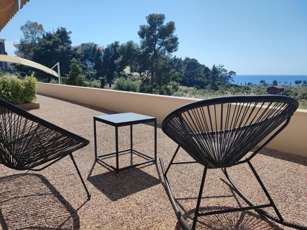 Theasis 4 Luxury Studio With Sea View ネオス・マルマラス エクステリア 写真